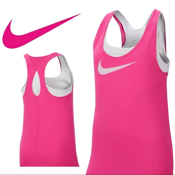 NWT Nike Built-In Sports Bra Racerback Tank Top - Picture 13 of 13